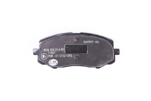 HELLA Brake pad set - T1907 - for e.g. HYUNDAI 8DB355014-901