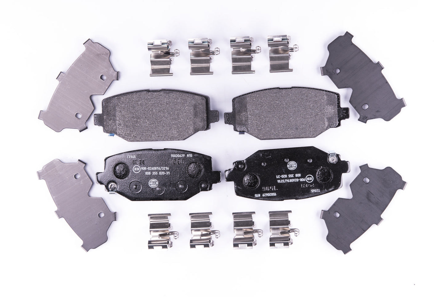 HELLA Brake pad set - T3145 - for e.g. CHRYSLER / DODGE / FIAT / LANCIA / VW 8DB355020-311