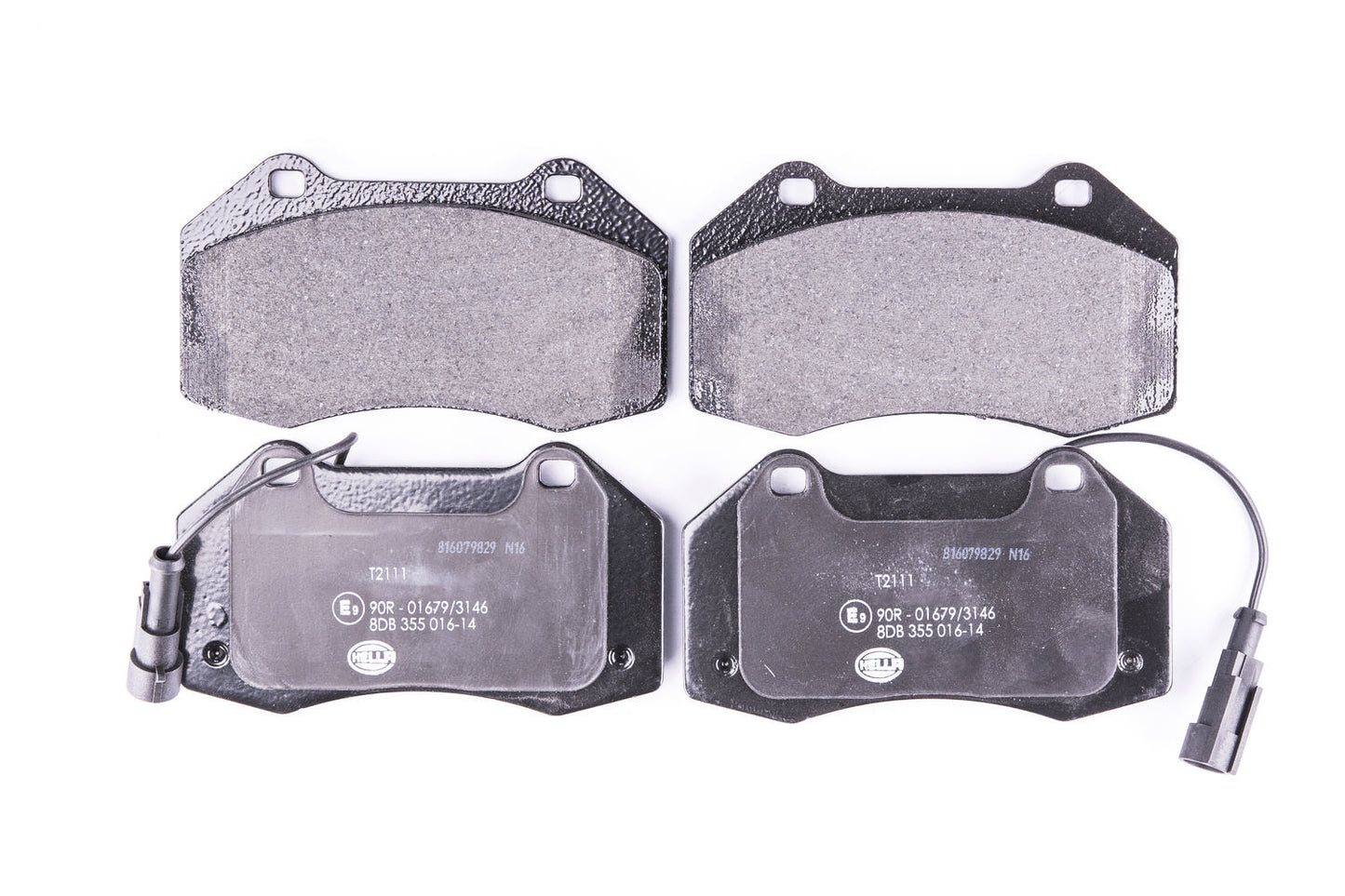 HELLA Brake pad set - T2111 - for e.g. ABARTH / ALFA ROMEO / FIAT 8DB355016-141