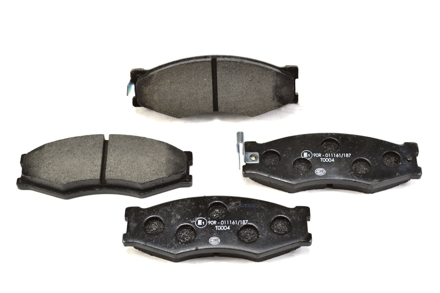 HELLA Brake pad set - T0004 - for e.g. NISSAN 8DB355005-621