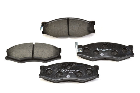 HELLA Brake pad set - T0004 - for e.g. NISSAN 8DB355005-621