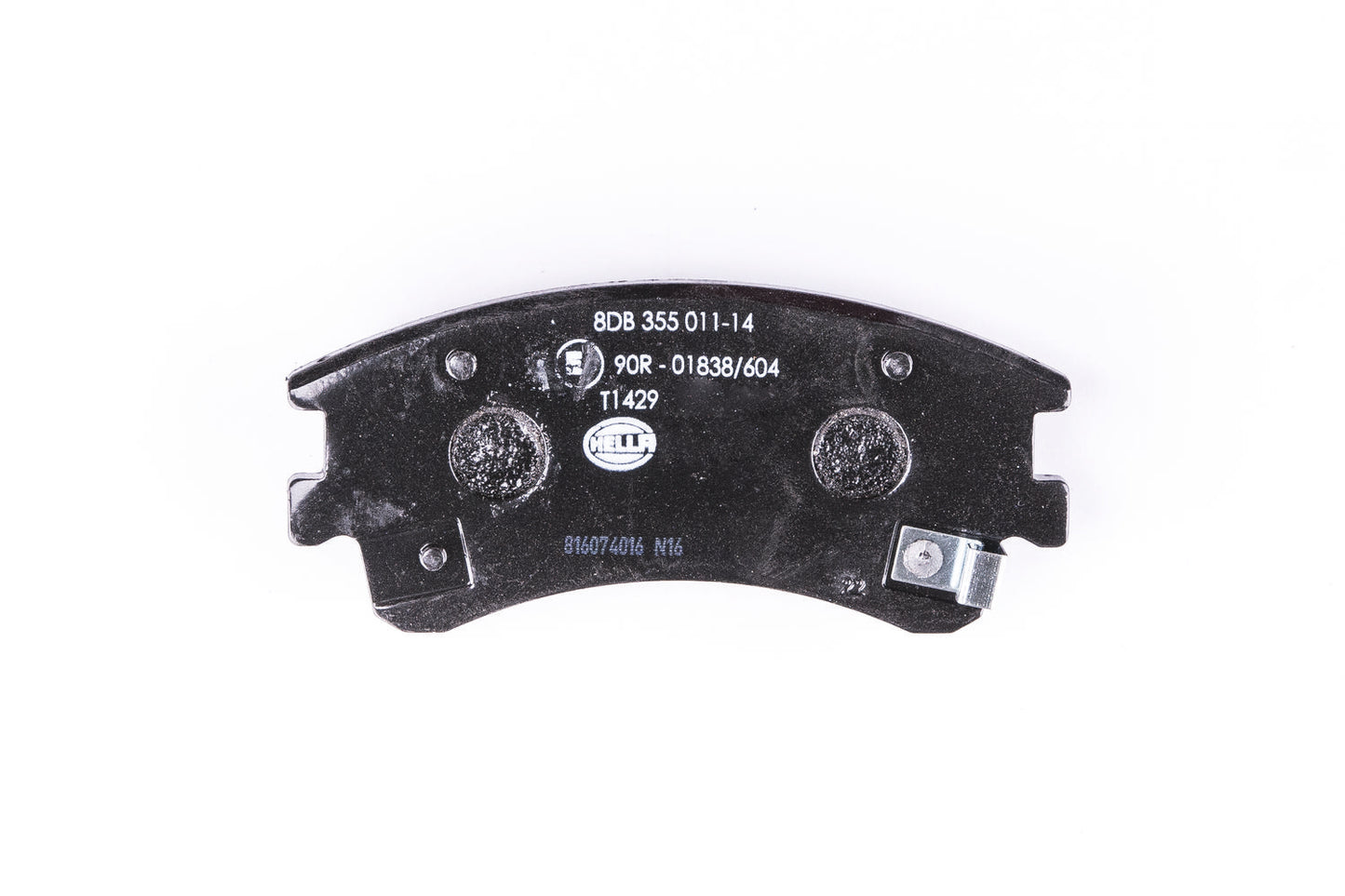 HELLA Brake pad set - T1429 - for e.g. MAZDA 8DB355011-141