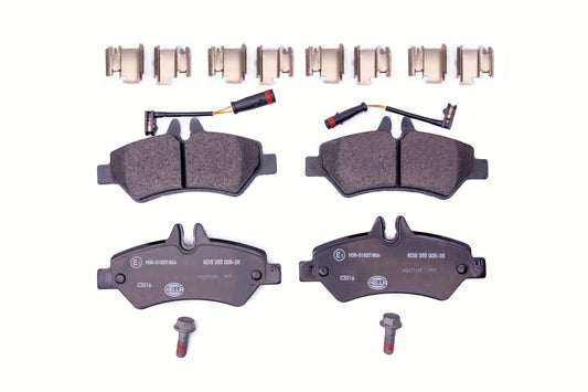 HELLA Brake pad set - C3016 - for e.g. DODGE / FREIGHTLINER / MERCEDES-BENZ 8DB355005-351
