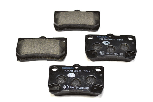HELLA Brake pad set - T1593 - for e.g. LEXUS / TOYOTA 8DB355006-971