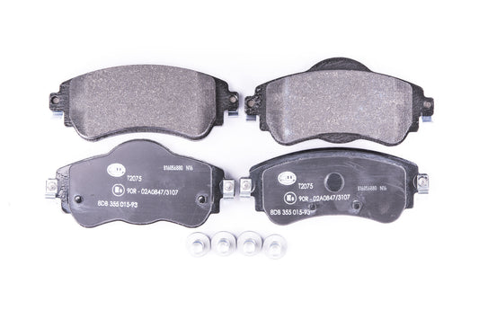 HELLA Brake pad set - T2075 - for e.g. CITROEN 8DB355015-931