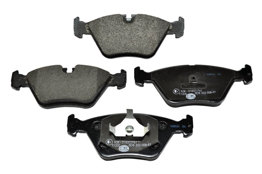 HELLA Brake pad set - T1200 - for e.g. DAIMLER / JAGUAR 8DB355008-971