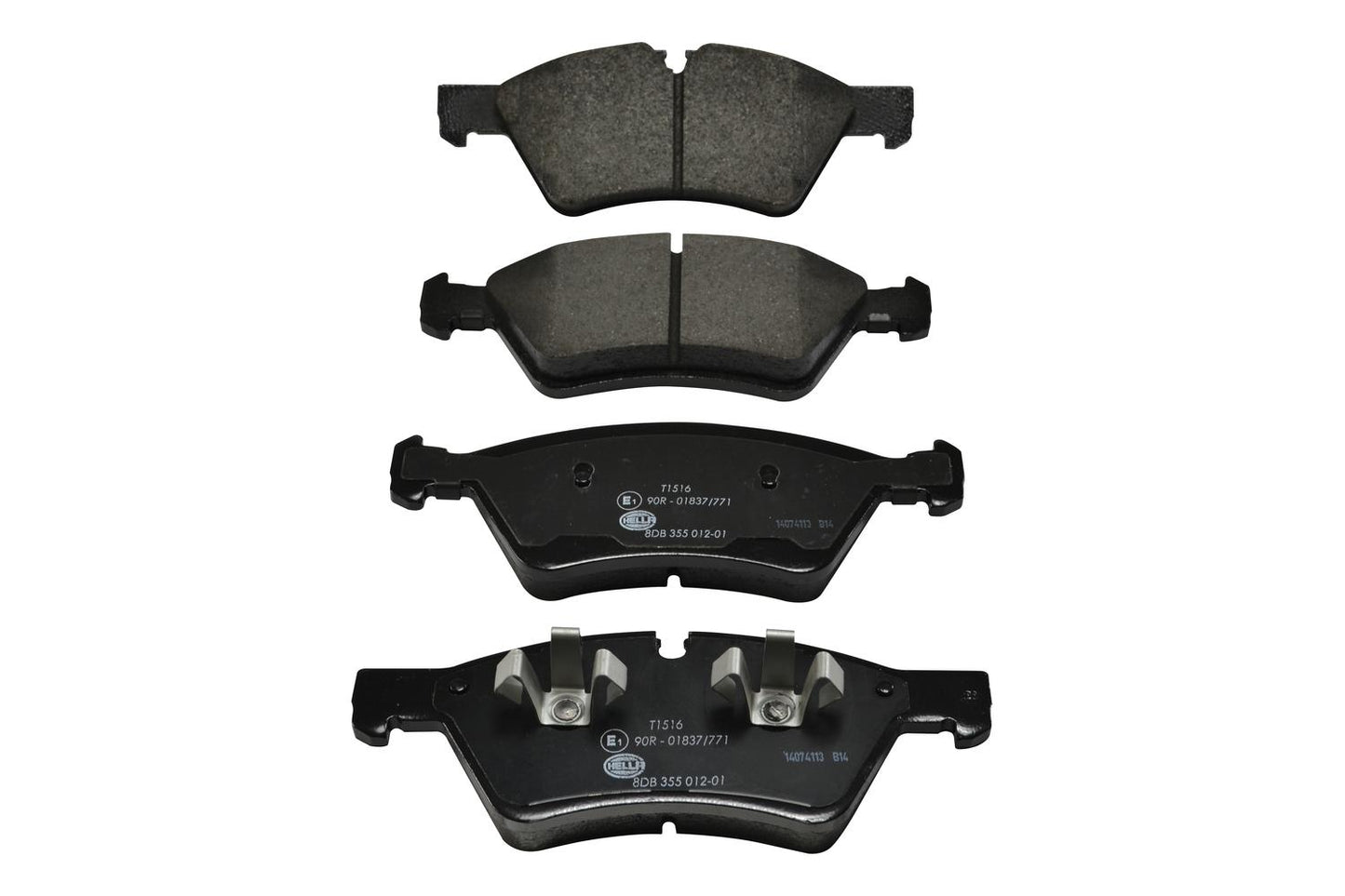 HELLA Brake pad set - T1516 - for e.g. MERCEDES-BENZ 8DB355012-011