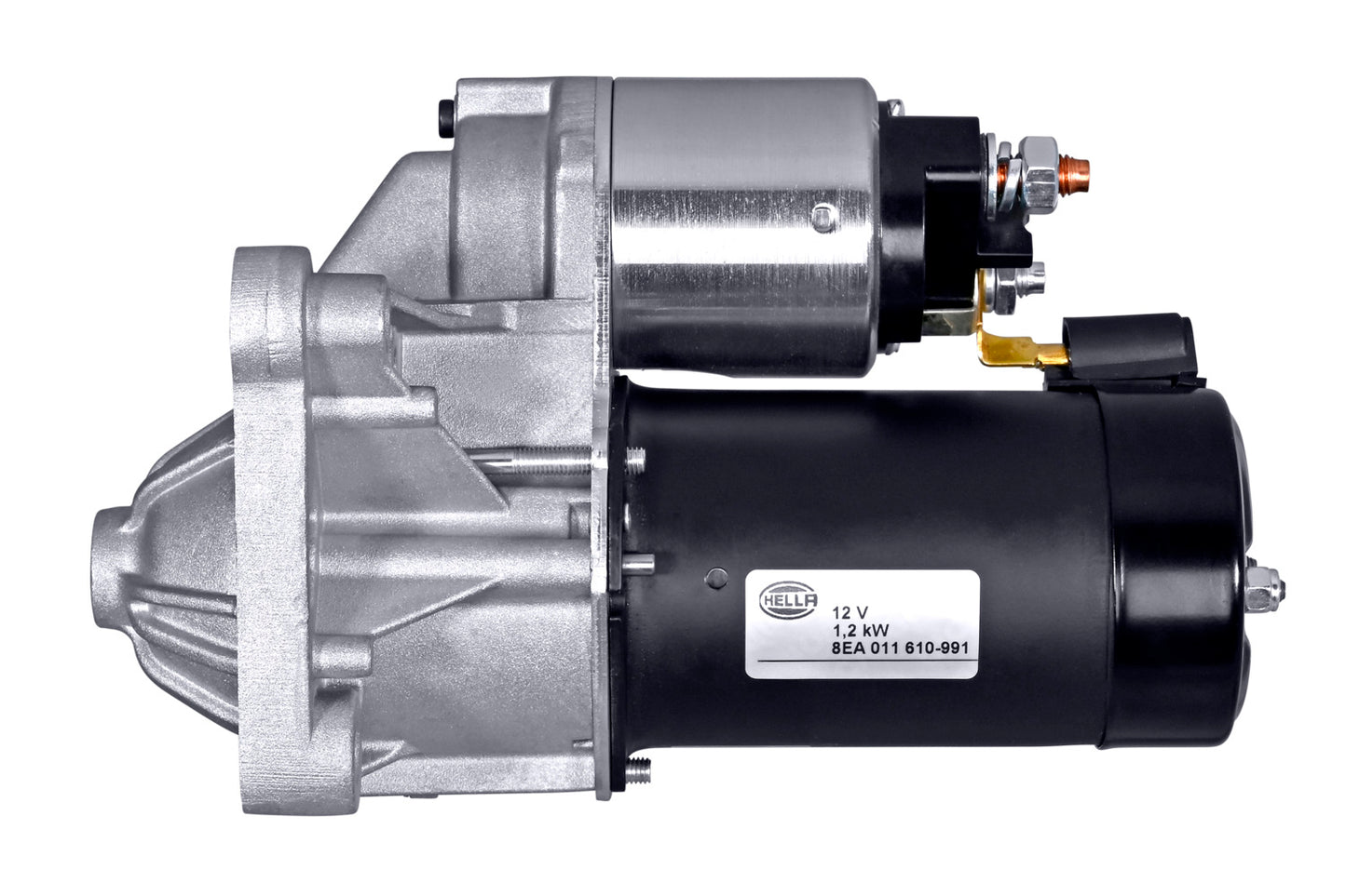 HELLA Starter - 12V - 1.2kW - for e.g. Renault Kangoo Rapid (FC0/1_) 8EA011610-991