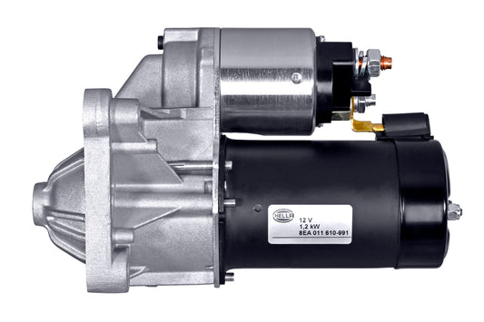 HELLA Starter - 12V - 1.2kW - for e.g. Renault Kangoo Rapid (FC0/1_) 8EA011610-991