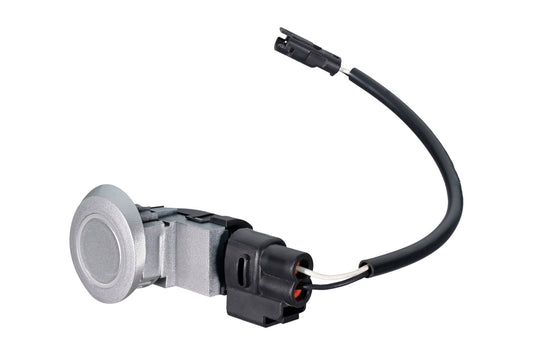 HELLA Sensor, park distance control - angled - 2-pin connector - Plugged - Cable: 160m 6PX358269-251