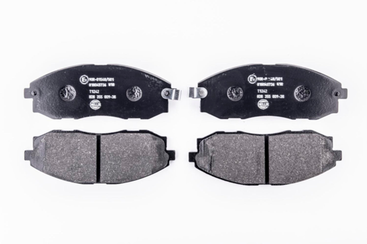 HELLA Brake pad set - T1242 - for e.g. HYUNDAI 8DB355009-381
