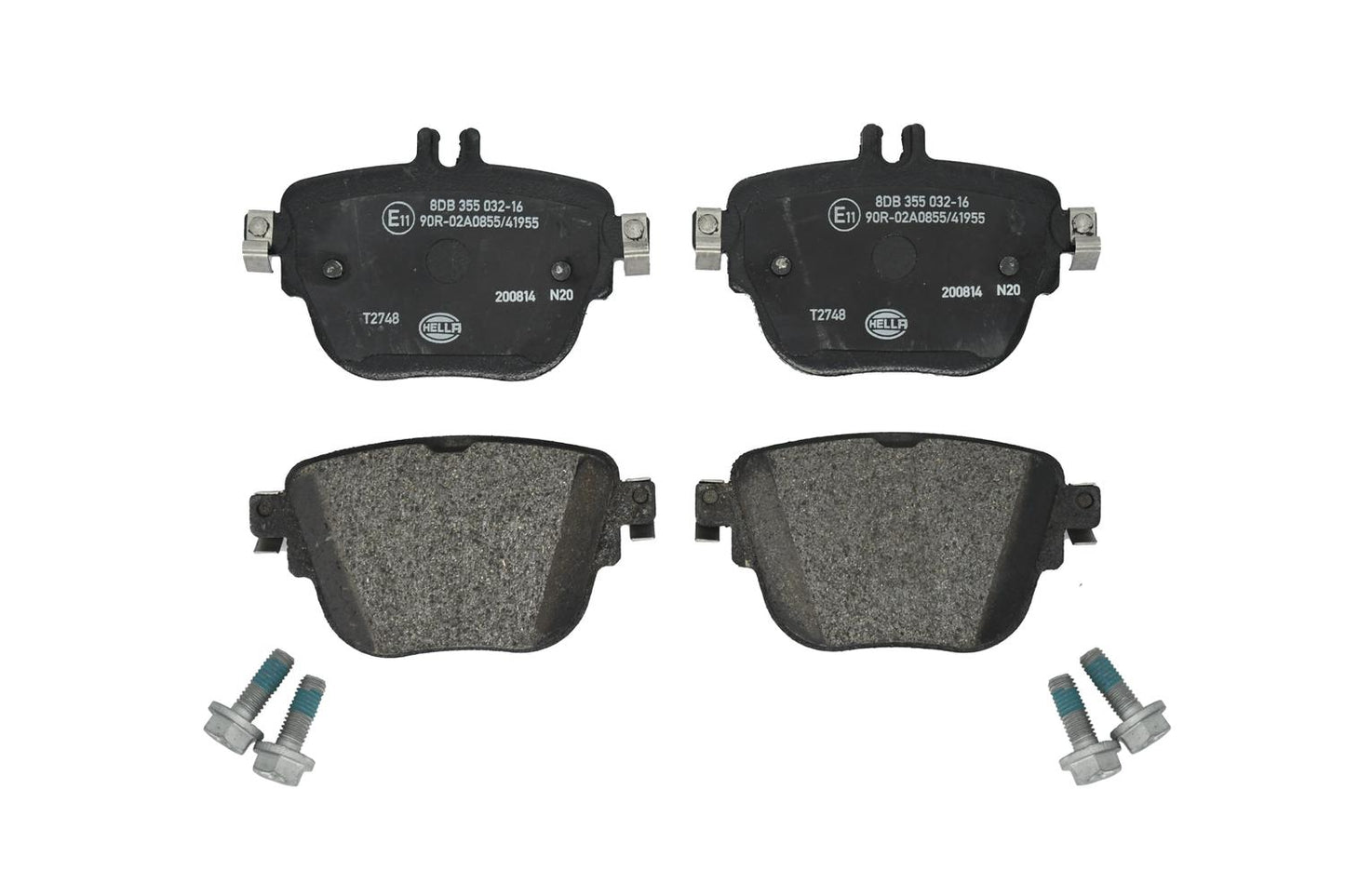 HELLA Brake pad set - T2748 - for e.g. MERCEDES-BENZ 8DB355032-161