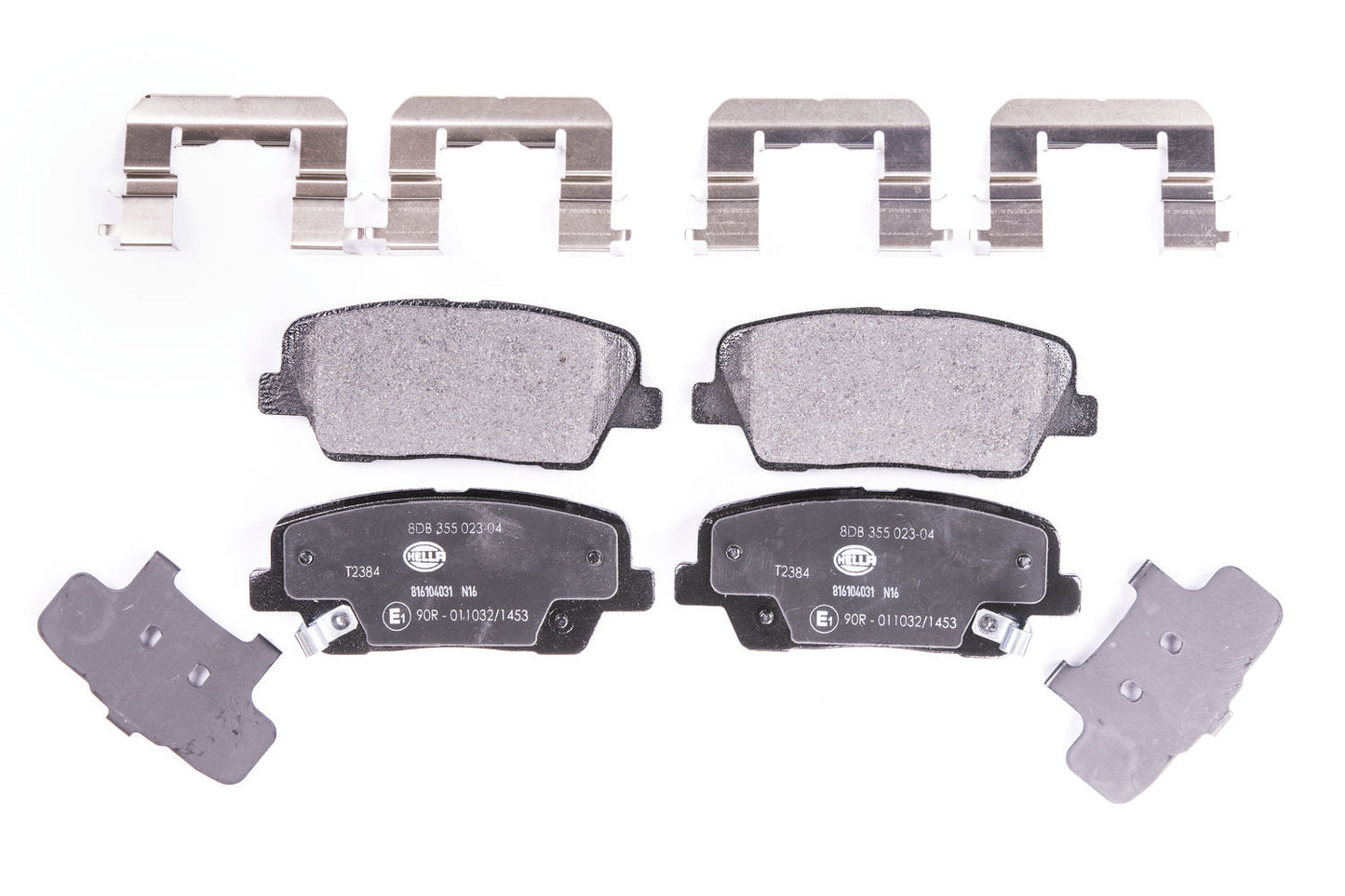 HELLA Brake pad set - T2384 - for e.g. HYUNDAI / KIA 8DB355023-041