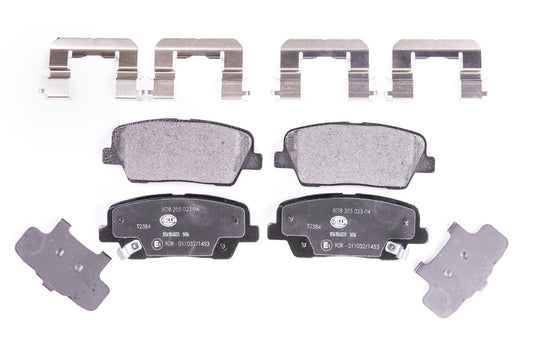 HELLA Brake pad set - T2384 - for e.g. HYUNDAI / KIA 8DB355023-041