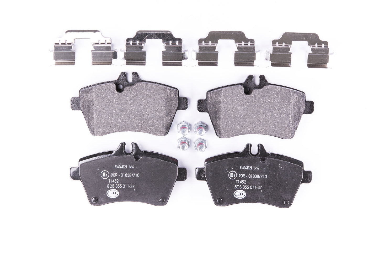 HELLA Brake pad set - T1452 - for e.g. MERCEDES-BENZ 8DB355011-371
