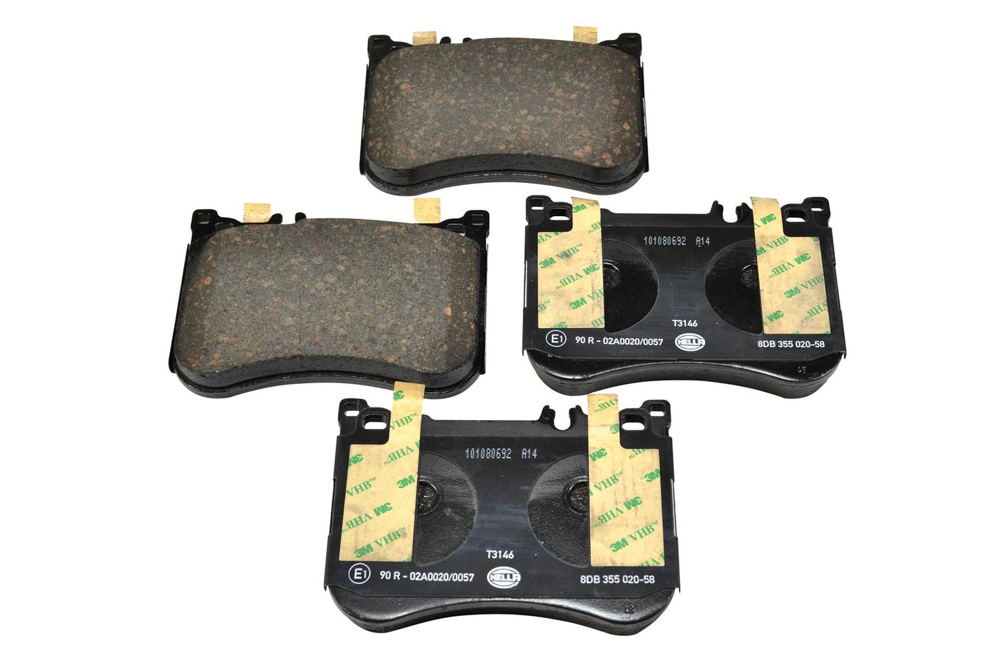 HELLA Brake pad set - T3146 - for e.g. MERCEDES-BENZ 8DB355020-581
