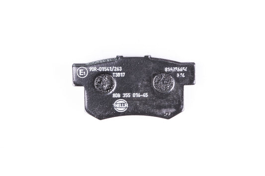 HELLA Brake pad set - T3017 - for e.g. ACURA / HONDA / MG / ROVER / SUZUKI 8DB355016-451
