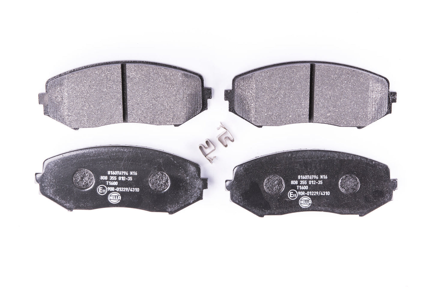HELLA Brake pad set - T1600 - for e.g. SUZUKI 8DB355012-351