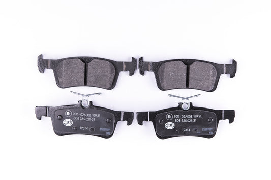 HELLA Brake pad set - T2314 - for e.g. PEUGEOT 8DB355021-311