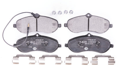 HELLA Brake pad set - T1708 - for e.g. CITROEN / FIAT / PEUGEOT / TOYOTA 8DB355013-411