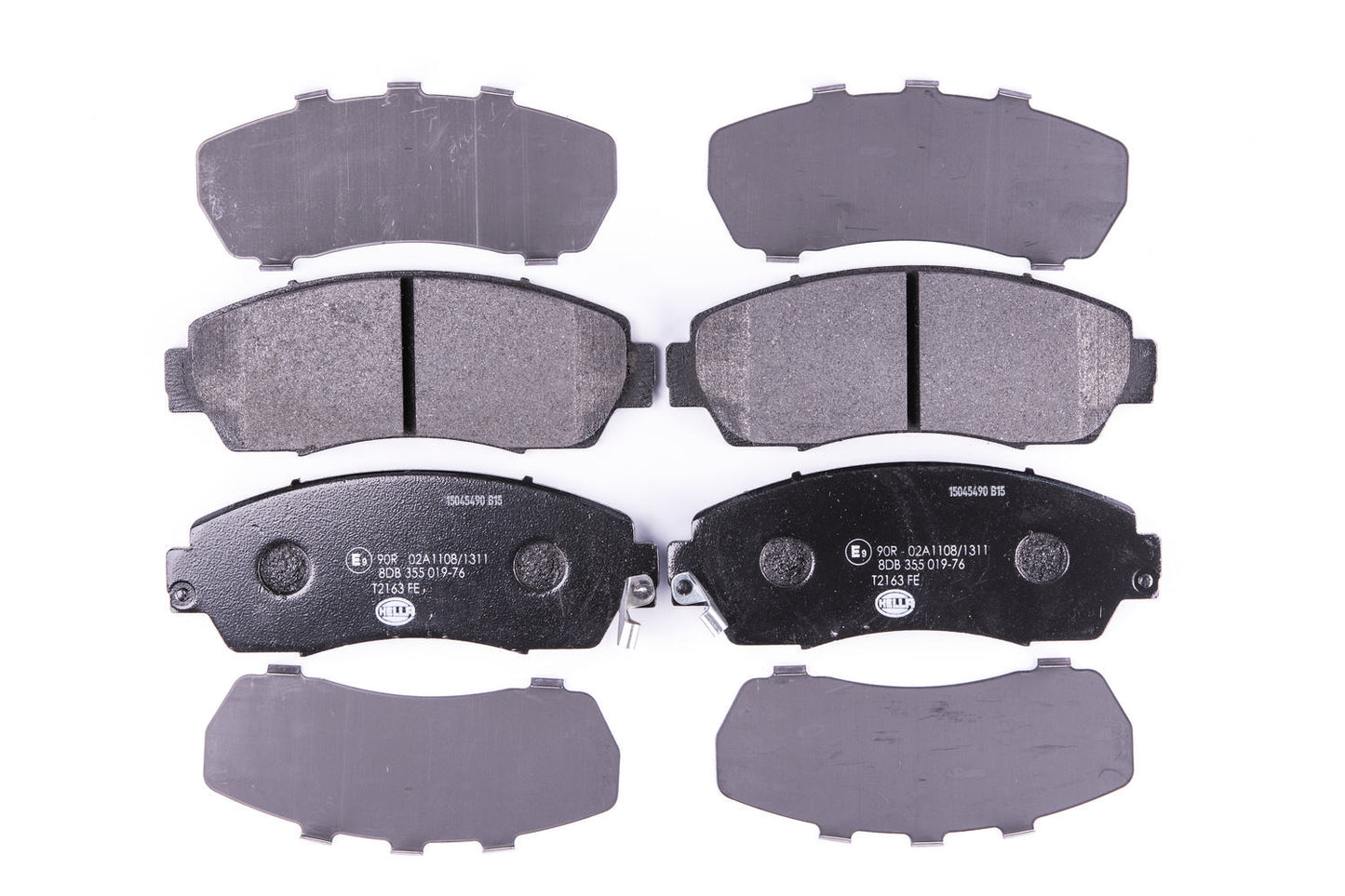 HELLA Brake pad set - T2163 - for e.g. ACURA / HONDA 8DB355019-761