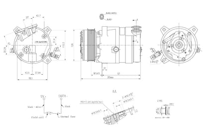 Hella Aircon Compressor 8FK366200-931