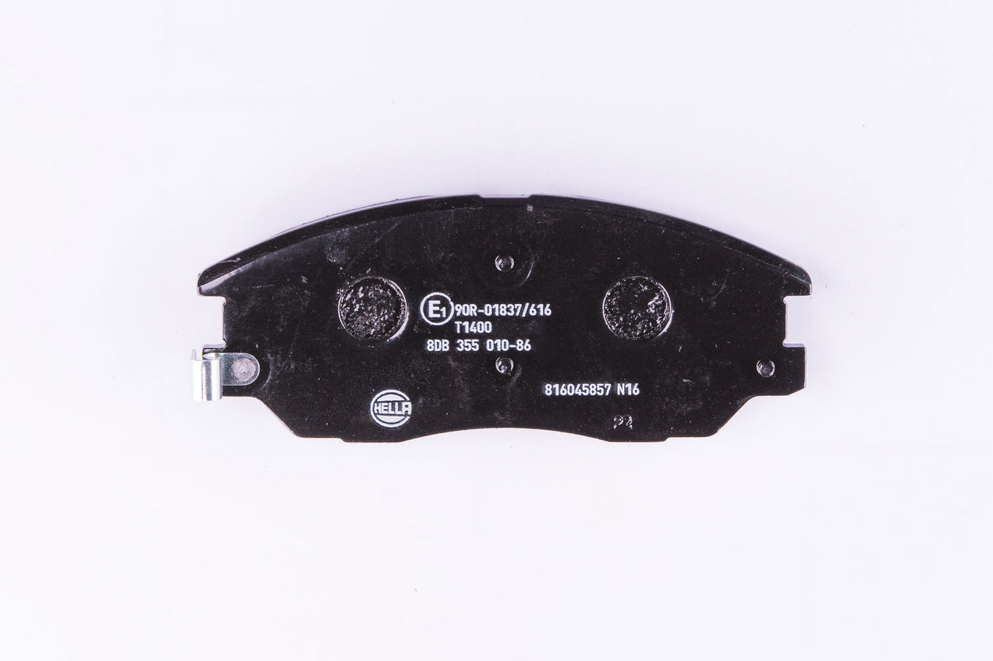 HELLA Brake pad set - T1400 - for e.g. HYUNDAI / KIA / SSANGYONG 8DB355010-861
