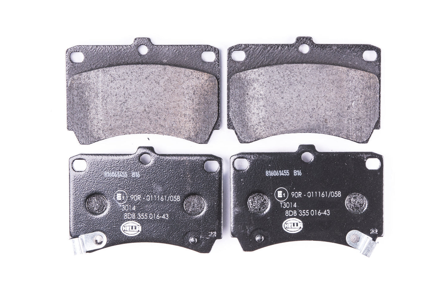 HELLA Brake pad set - T3014 - for e.g. FORD / KIA / MAZDA 8DB355016-431