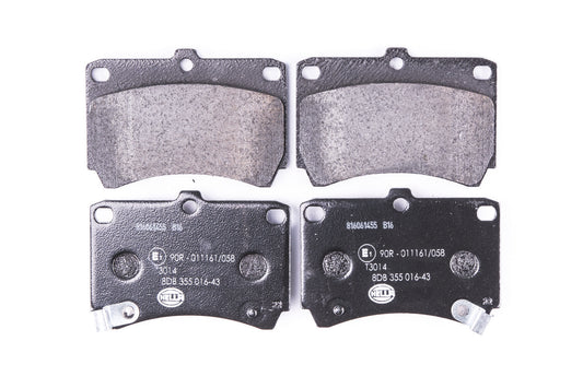 HELLA Brake pad set - T3014 - for e.g. FORD / KIA / MAZDA 8DB355016-431