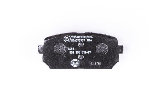 HELLA Brake pad set - T1661 - for e.g. KIA 8DB355012-971