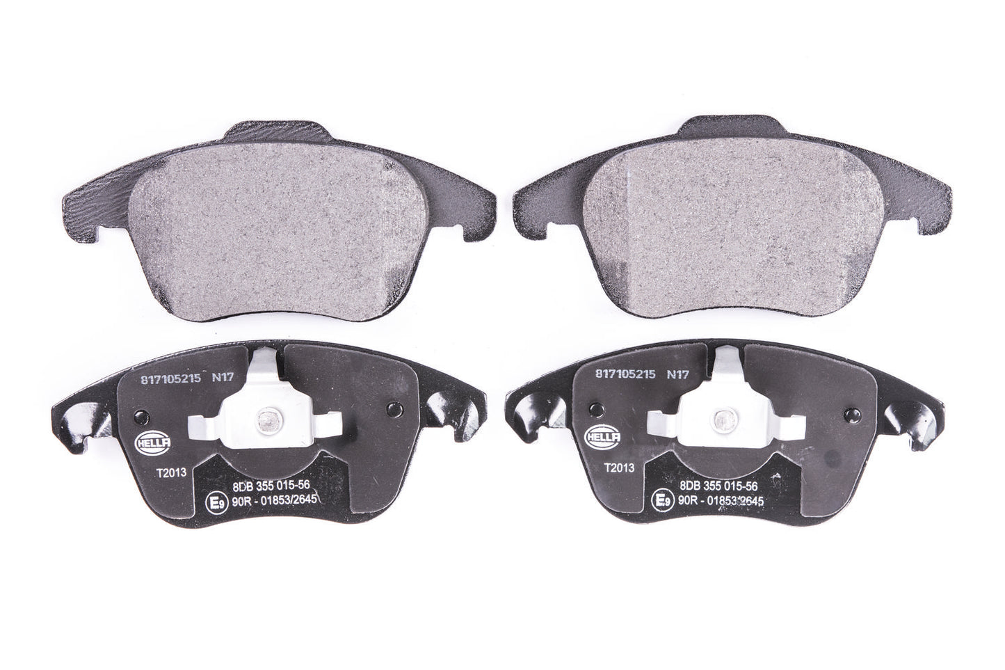 HELLA Brake pad set - T2013 - for e.g. CITROEN / PEUGEOT 8DB355015-561
