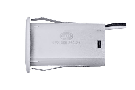 HELLA Sensor, park distance control - straight - 2-pin connector - Plugged 6PX358269-211