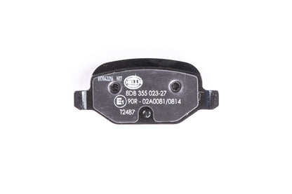 HELLA Brake pad set - T2487 - for e.g. FIAT 8DB355023-271