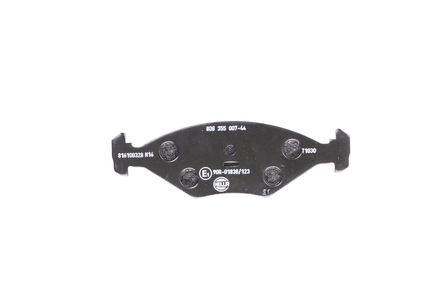 HELLA Brake pad set - T1030 - for e.g. FIAT / INNOCENTI / VOLKSWAGEN 8DB355007-441