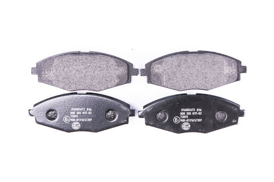 HELLA Brake pad set - T3093 - for e.g. CHERY / CHEVROLET / DAEWOO / PONTIAC 8DB355017-021