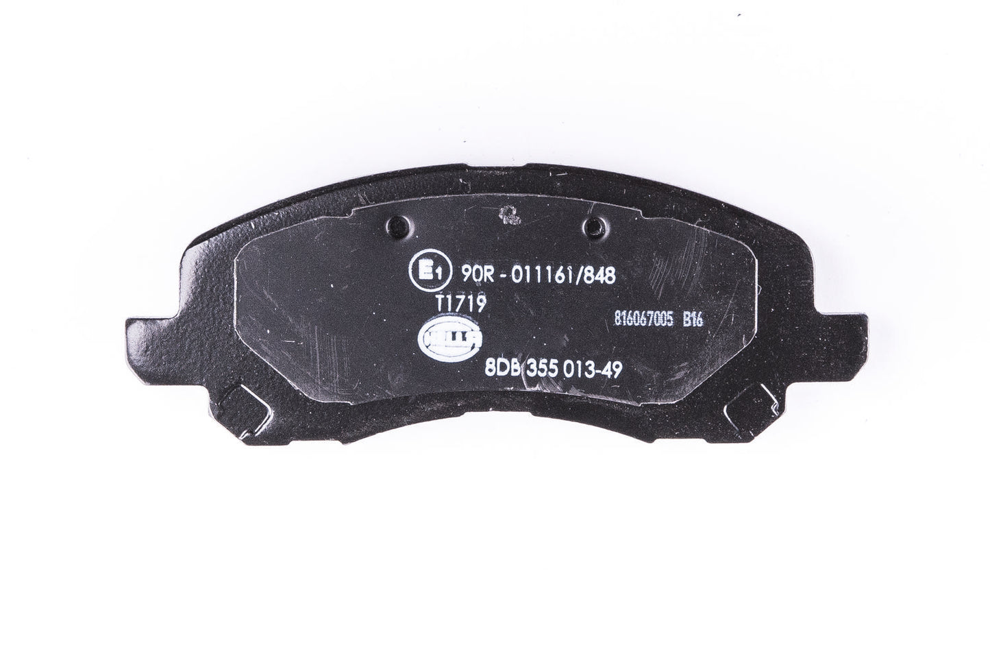 HELLA Brake pad set - T1719 - for e.g. CHRYSLER / DODGE / JEEP / MITSUBISHI 8DB355013-491