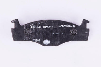 HELLA Brake pad set - T0388 - for e.g. SEAT / VOLKSWAGEN 8DB355006-381