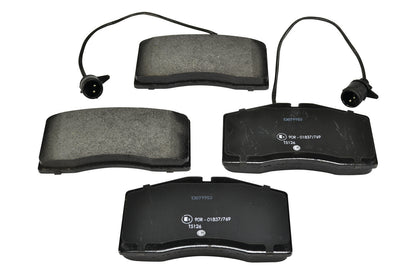 HELLA Brake pad set - T5126 - for e.g. AUDI 8DB355018-491