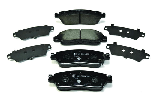 HELLA Brake pad set - T1646 - for e.g. BUICK / CHEVROLET / GMC / ISUZU / SAAB 8DB355012-821