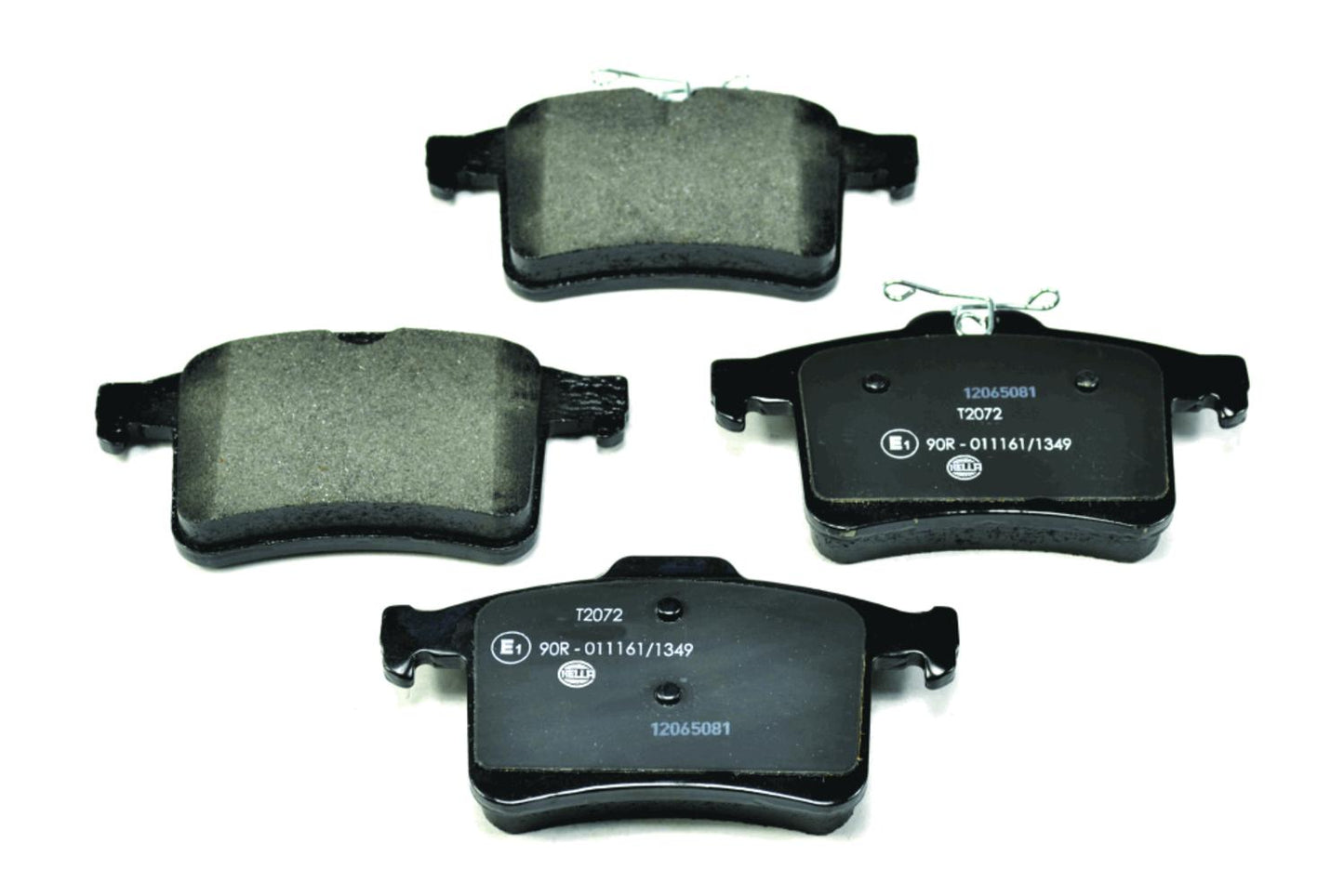 HELLA Brake pad set - T2072 - for e.g. JAGUAR 8DB355015-901