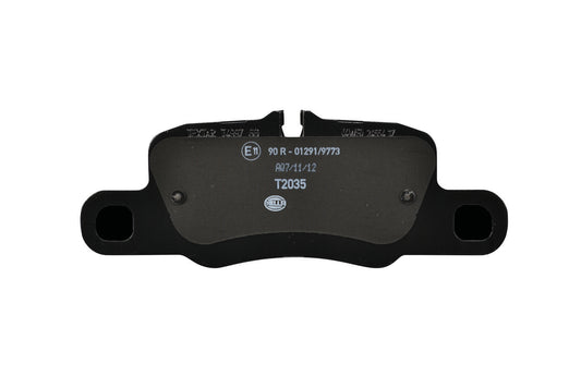 HELLA Brake pad set - T2035 - for e.g. PORSCHE 8DB355015-651