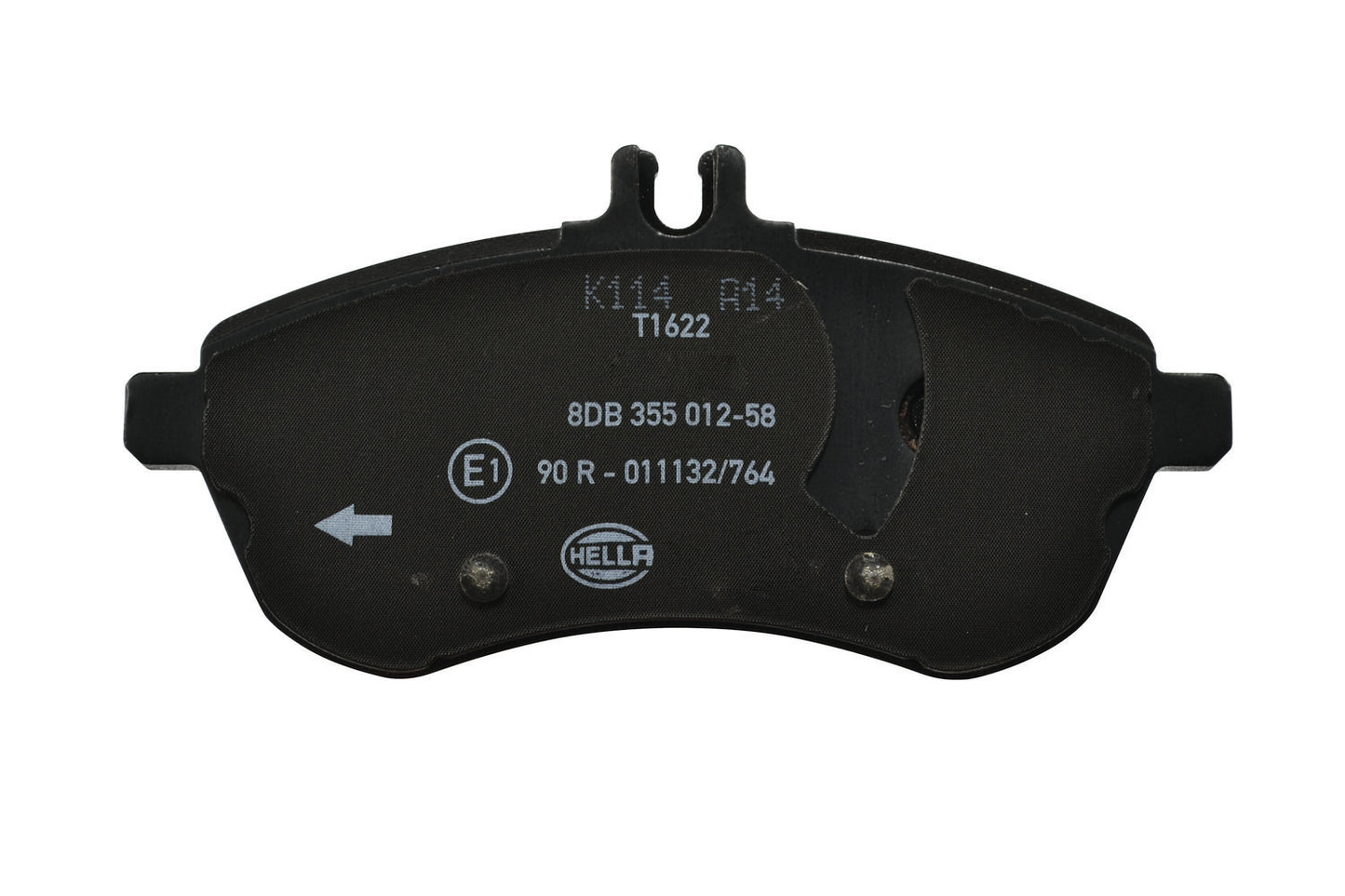 HELLA Brake pad set - T1622 - for e.g. MERCEDES-BENZ 8DB355012-581