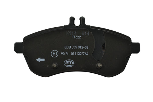 HELLA Brake pad set - T1622 - for e.g. MERCEDES-BENZ 8DB355012-581