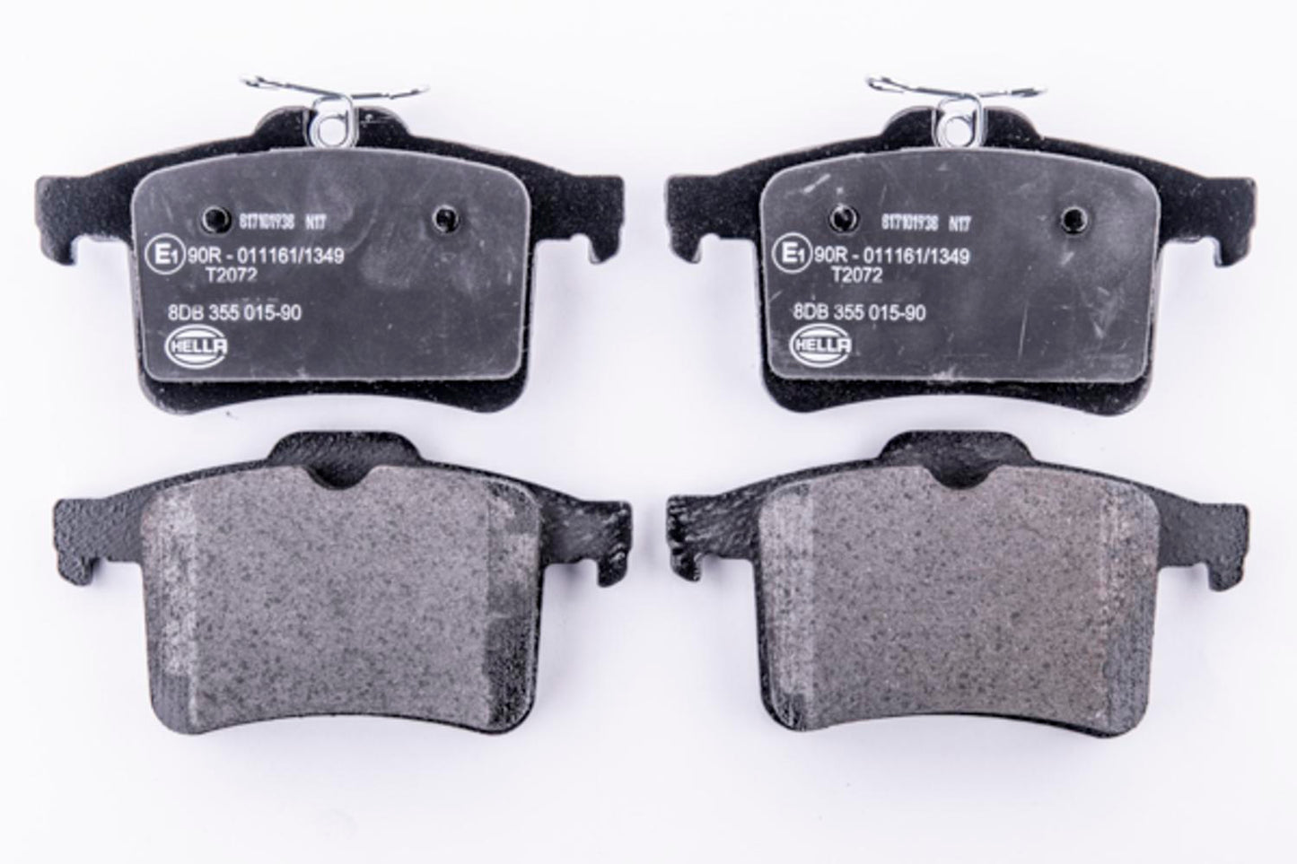 HELLA Brake pad set - T2072 - for e.g. JAGUAR 8DB355015-901