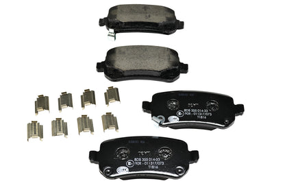 HELLA Brake pad set - T1816 - for e.g. CHRYSLER / DODGE / FIAT / VOLKSWAGEN 8DB355014-331