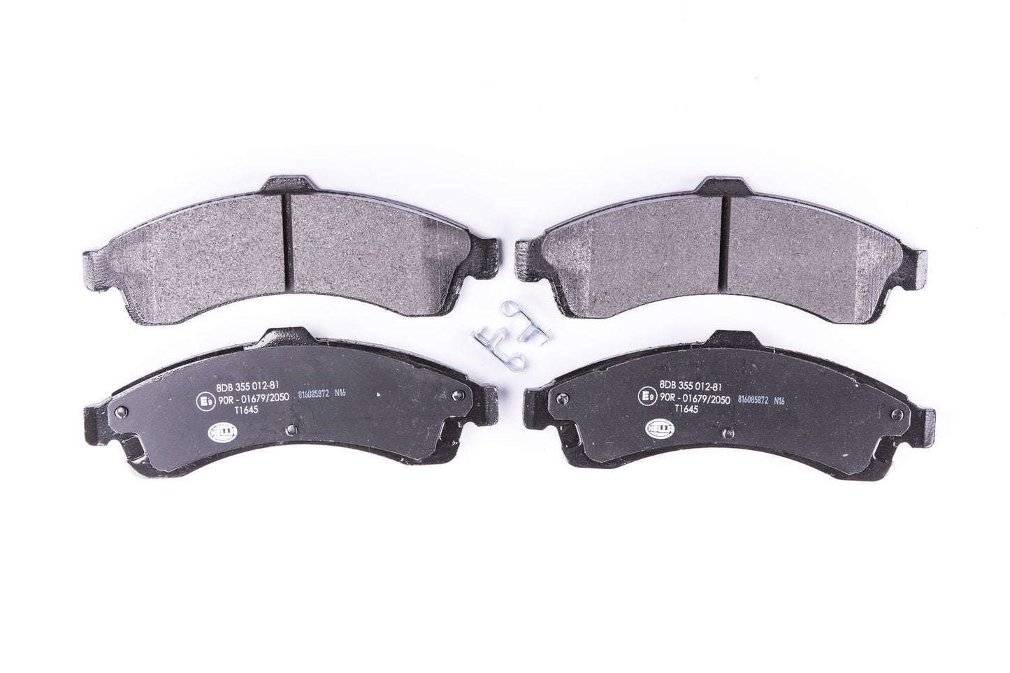 HELLA Brake pad set - T1645 - for e.g. BUICK / CHEVROLET / GMC / ISUZU / SAAB 8DB355012-811