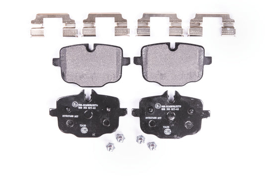 HELLA Brake pad set - T2430 - for e.g. BMW 8DB355021-631