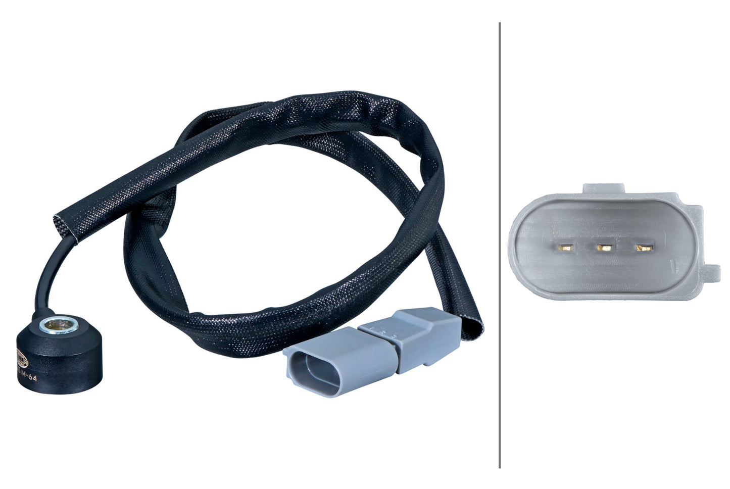 HELLA Knock Sensor - 3-pin connector 6PG013114-641