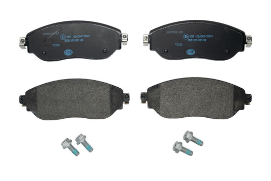 HELLA Brake pad set - T2433 - for e.g. FIAT / MITSUBISHI / NISSAN / OPEL 8DB355021-891