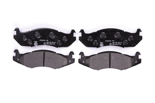 HELLA Brake pad set - T0385 - for e.g. AMC / HUMMER / JEEP 8DB355006-371